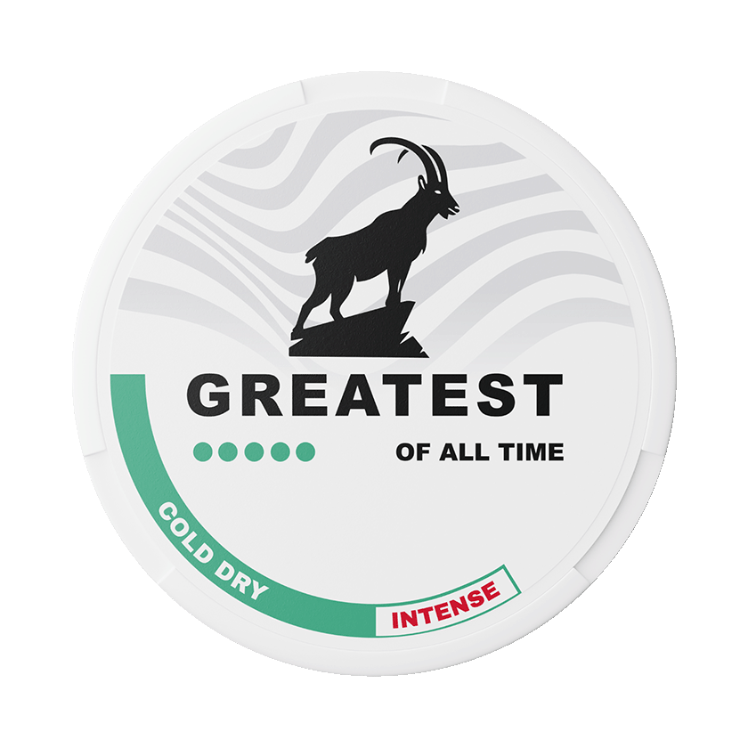 Greatest Cold Dry Intense 11,6mg, 5-pakke med nikotinposer