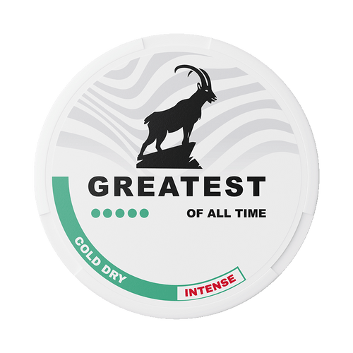 Greatest Cold Dry Intense 11,6mg, 5-pakke med nikotinposer