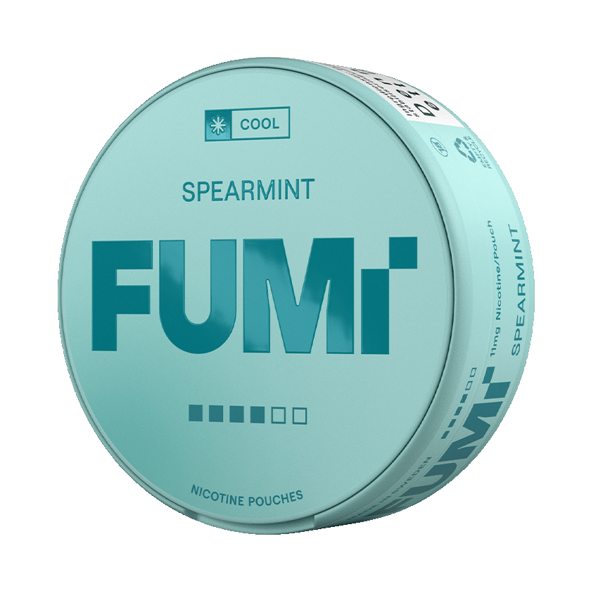 FUMi Spearmint 11mg, 5-pakke med nikotinposer