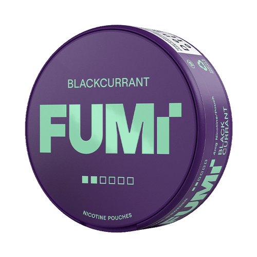FUMi Blackcurrant 4mg, 5-pakke med nikotinposer