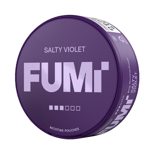 FUMi Salty Violet 8mg, 5-pakke med nikotinposer