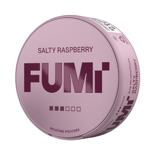 FUMi Salty Raspberry 8mg, 5-pakke med nikotinposer