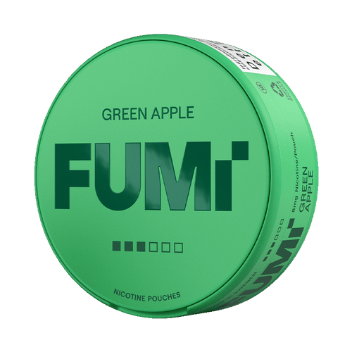 FUMi Green Apple 8mg, 5-pakke med nikotinposer
