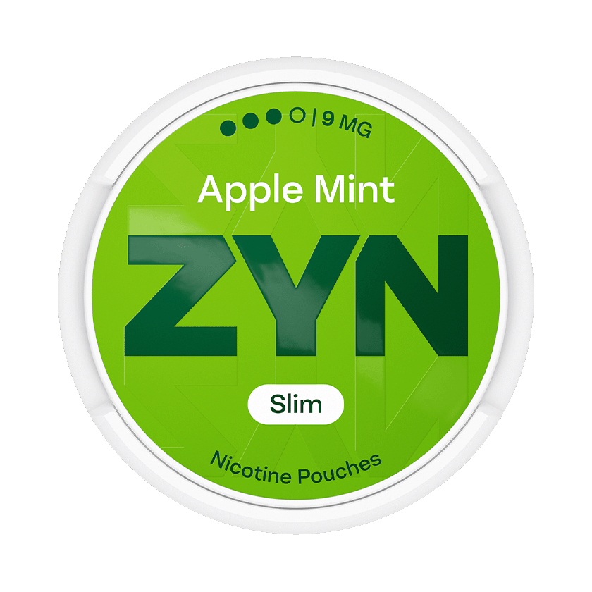 ZYN Apple Mint 9mg, 5-pakke med nikotinposer