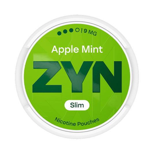 ZYN Apple Mint 9mg, 5-pakke med nikotinposer