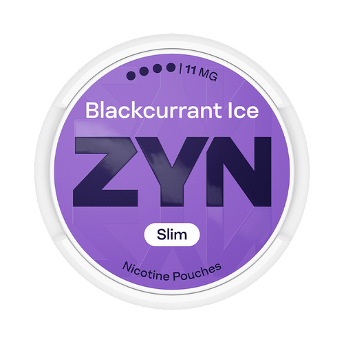 ZYN Blackcurrant Ice 11mg, 5-pakke med nikotinposer