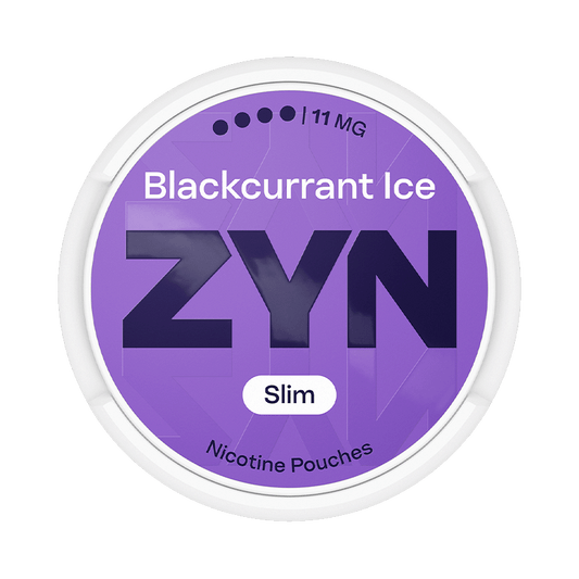ZYN Blackcurrant Ice 11mg, 5-pakke med nikotinposer