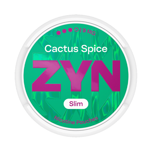ZYN Cactus Spice 9mg, 5-pakke med nikotinposer