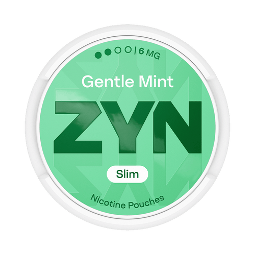 ZYN Gentle Mint 6mg, 5-pakke med nikotinposer