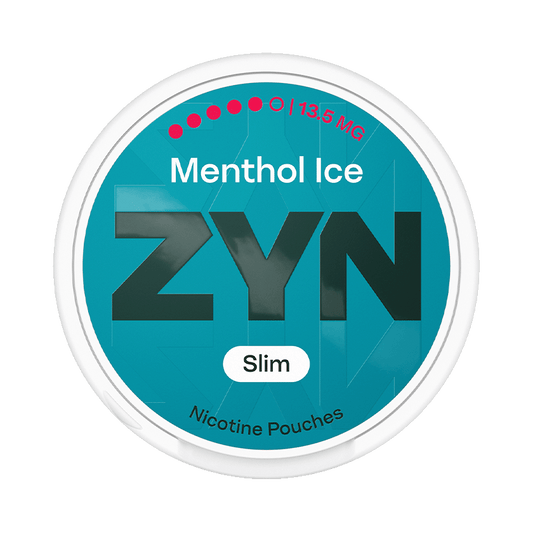 ZYN Menthol Ice 13,5mg, 5-pakke med nikotinposer