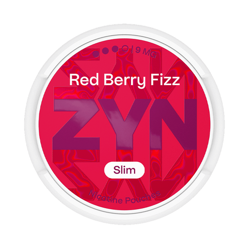 ZYN Red Berry Fizz 9mg, 5-pakke med nikotinposer