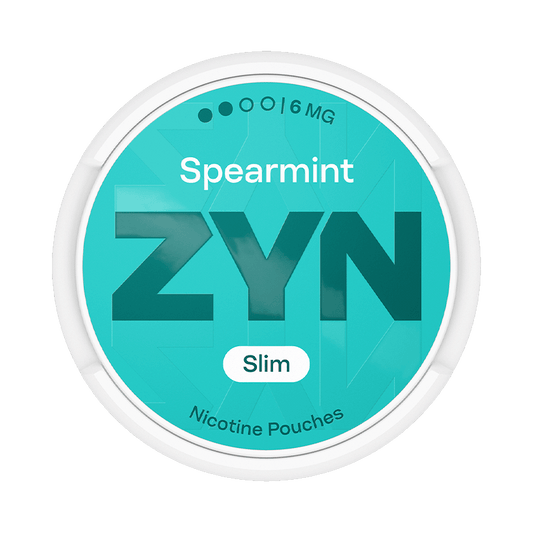 ZYN Spearmint 6mg, 5-pakke med nikotinposer