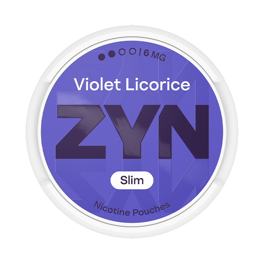 ZYN Violet Licorice 6mg, 5-pakke med nikotinposer