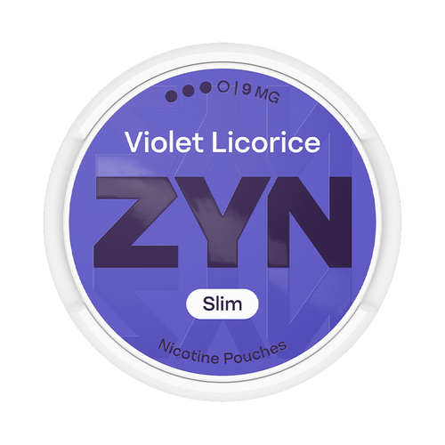 ZYN Violet Licorice 9mg, 5-pakke med nikotinposer