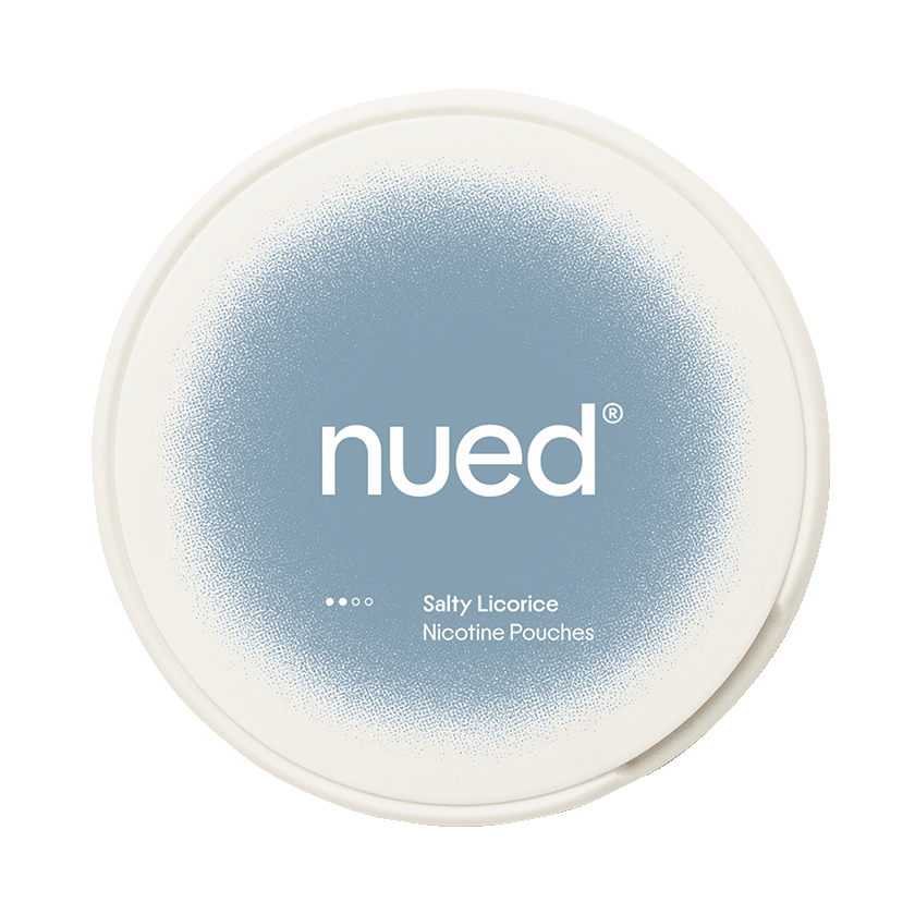 nued Salty Licorice 7mg, 5-pakke med nikotinposer