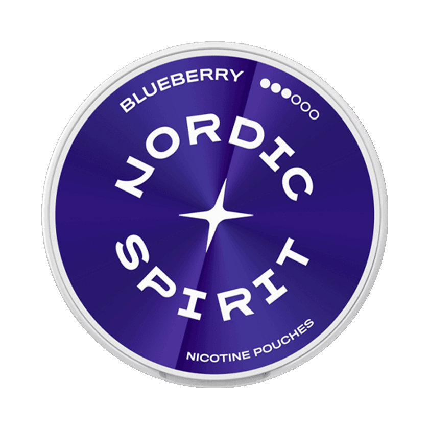 Nordic Spirit Blueberry 8,4mg, 5-pakke med nikotinposer