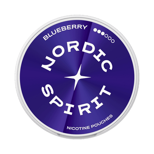 Nordic Spirit Blueberry 8,4mg, 5-pakke med nikotinposer