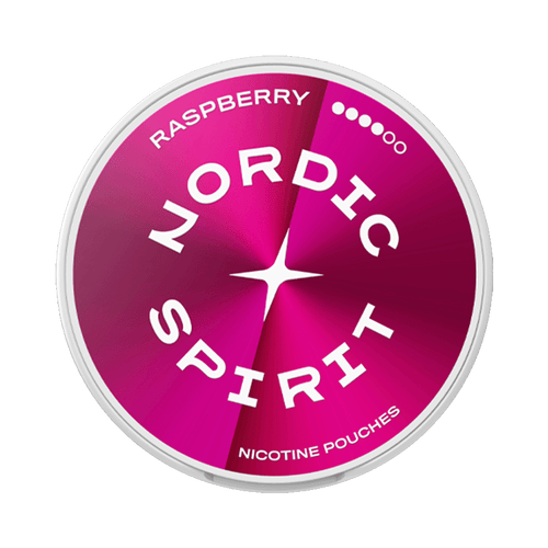 Nordic Spirit Raspberry 10,5mg, 5-pakke med nikotinposer