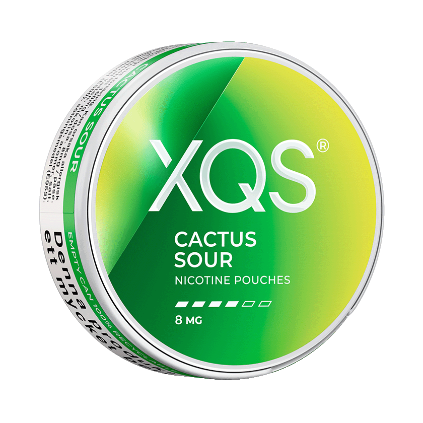 XQS Cactus Sour 8mg, 5-pakke med nikotinposer