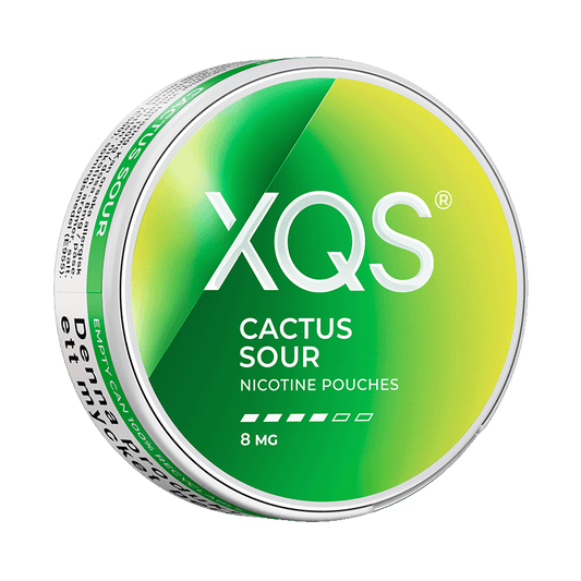 XQS Cactus Sour 8mg, 5-pakke med nikotinposer