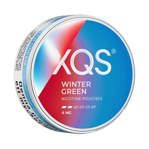XQS Wintergreen 4mg, 5-pakke med nikotinposer