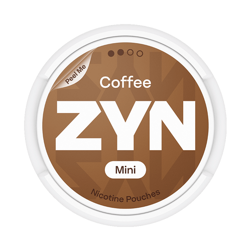ZYN Coffee Mini 3mg, 5-pakke med nikotinposer