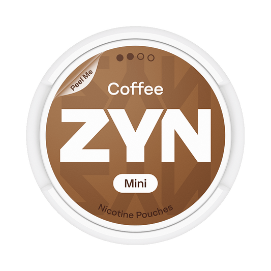 ZYN Coffee Mini 3mg, 5-pakke med nikotinposer