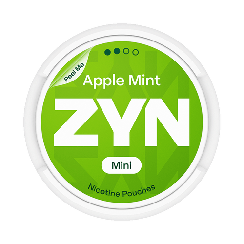 ZYN Apple Mint Mini 3mg, 5-pakke med nikotinposer