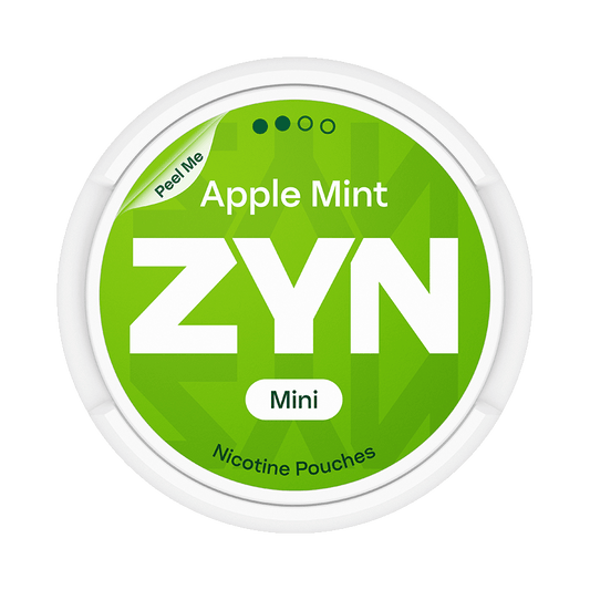 ZYN Apple Mint Mini 3mg, 5-pakke med nikotinposer