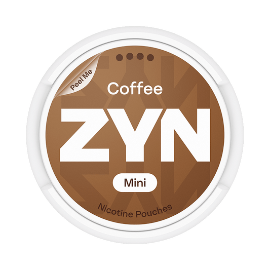 ZYN Coffee Mini 6mg, 5-pakke med nikotinposer