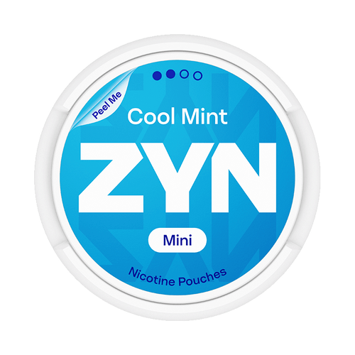 ZYN Cool Mint Mini 3mg, 5-pakke med nikotinposer