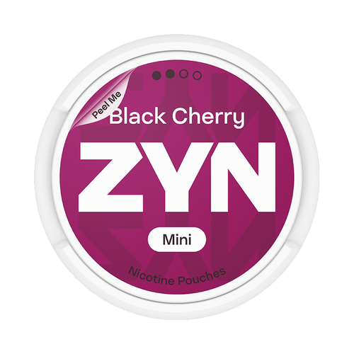 ZYN Black Cherry Mini 3mg, 5-pakke med nikotinposer