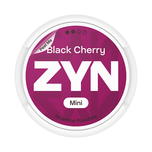 ZYN Black Cherry Mini 3mg, 5-pakke med nikotinposer