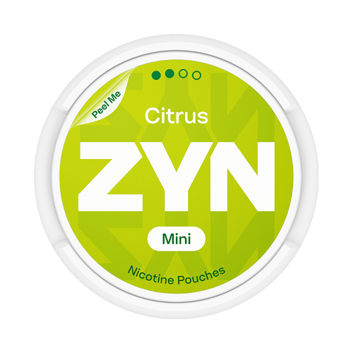 ZYN Citrus Mini 3mg, 5-pakke med nikotinposer