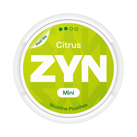 ZYN Citrus Mini 3mg, 5-pakke med nikotinposer