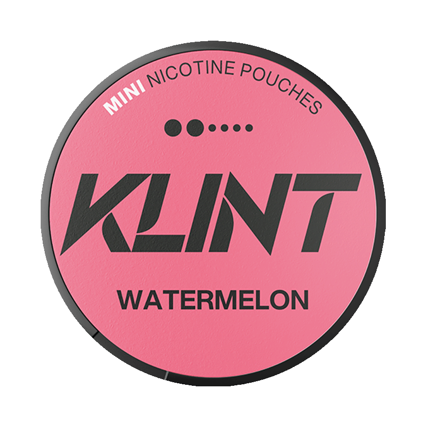 Klint Watermelon Mini 4,8mg, 5-pakke med nikotinposer