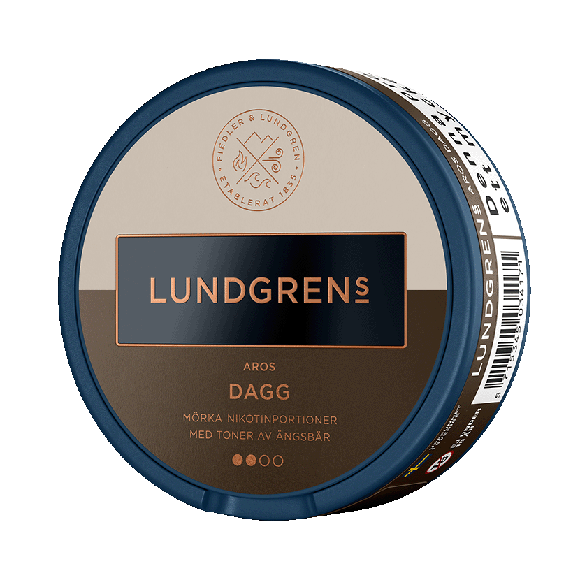 Lundgrens Aros Dagg 8mg, 5-pakke med nikotinposer