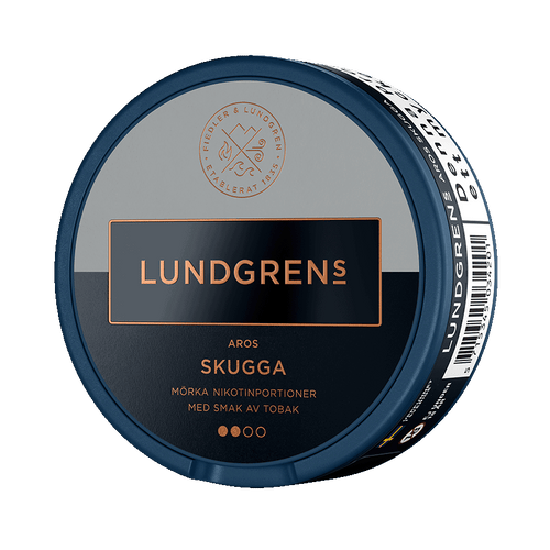 Lundgrens Aros Skugga 8mg, 5-pakke med nikotinposer