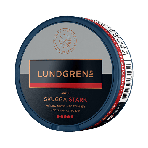 Lundgrens Aros Skugga Stark 12,5mg, 5-pakke med nikotinposer