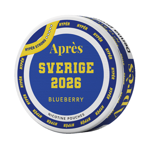 Après No.12 Blueberry Hypèr Strong 11mg, 5-pakke med nikotinposer