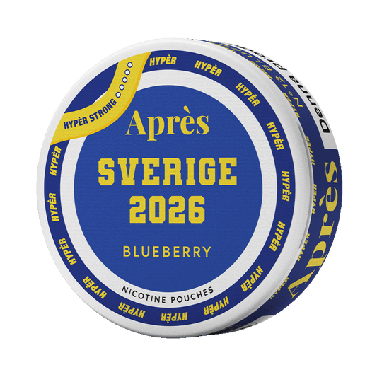 Après No.12 Blueberry Hypèr Strong 11mg, 5-pakke med nikotinposer