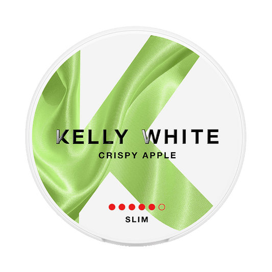Kelly White Crispy Apple 10mg, 5-pakke med nikotinposer