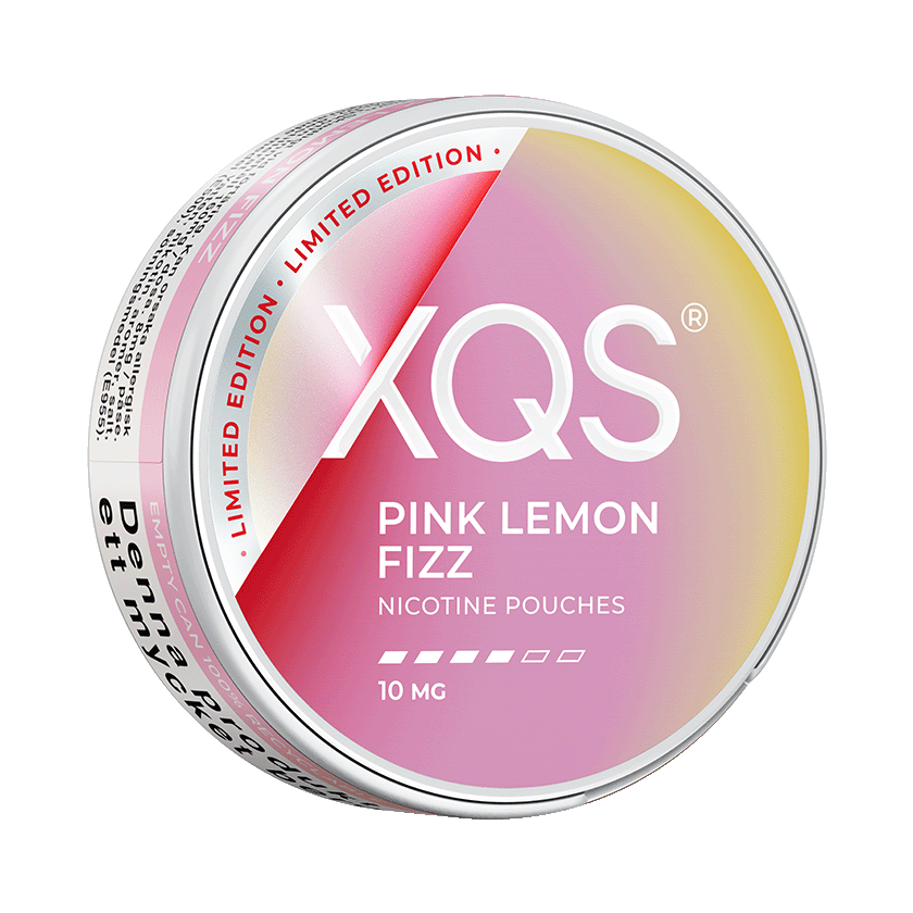 XQS Pink Lemon Fizz 10mg Limited Edition, 5-pakke med nikotinposer