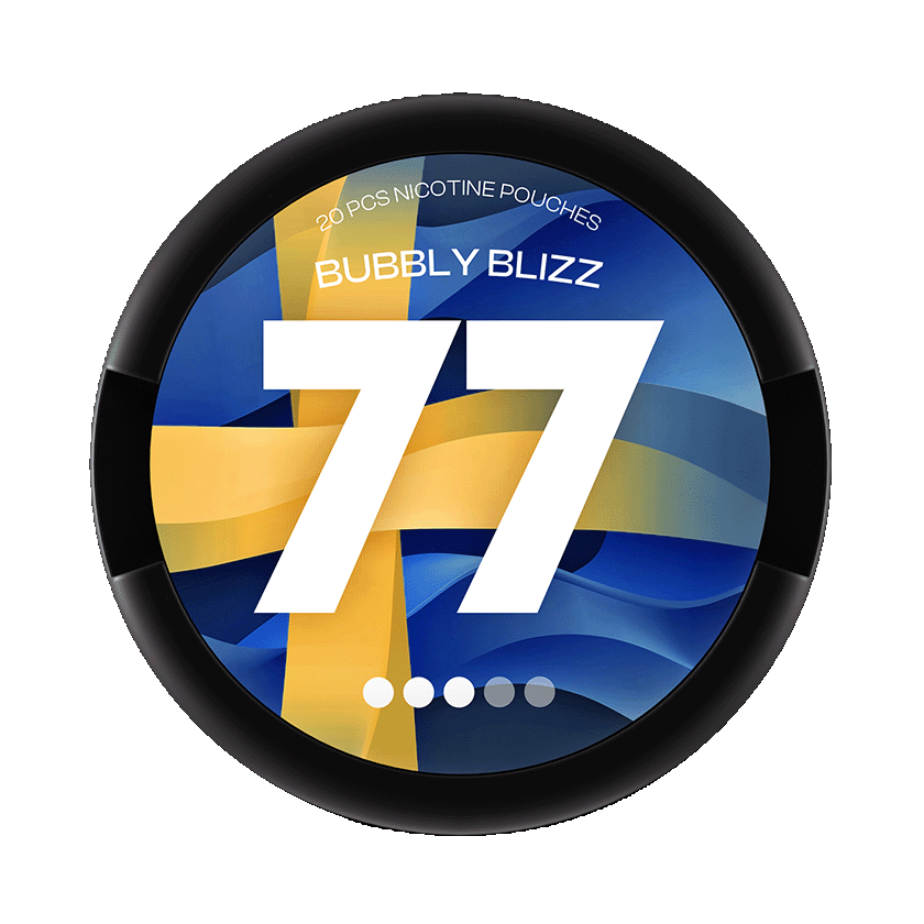 77 Bubbly Blizz 10,4mg, 5-pakke med nikotinposer