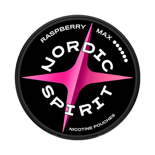 Nordic Spirit Raspberry Max 16,8mg, 5-pakke med nikotinposer