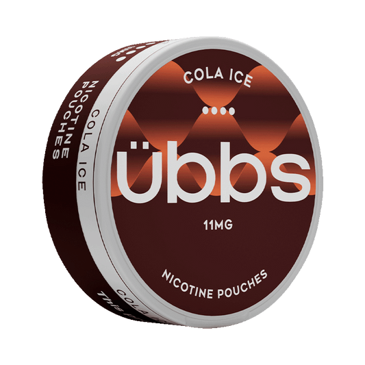 Übbs Cola Ice Strong 11mg, 5-pakke med nikotinposer