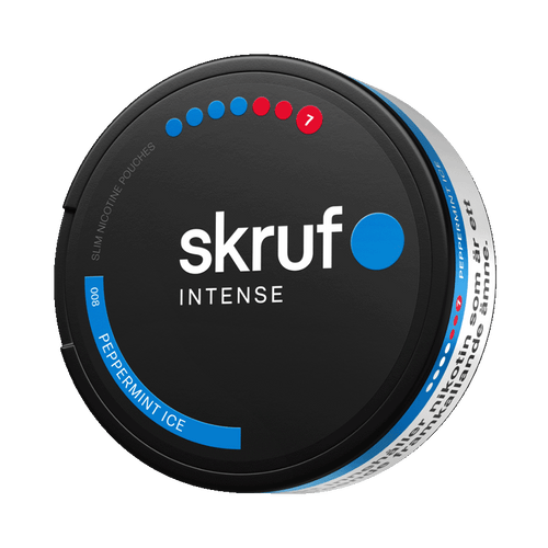 Skruf Intense No.008 Peppermint Ice 17mg, 5-pakke med nikotinposer