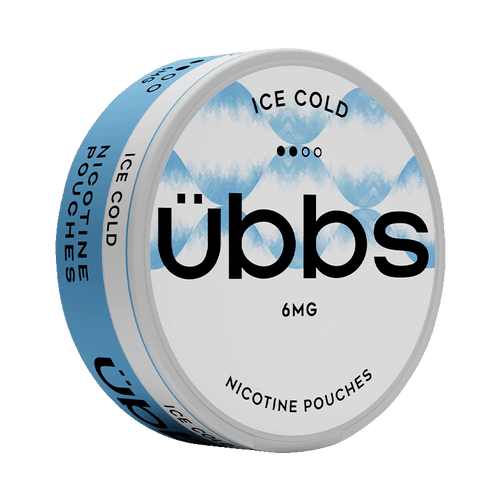 Übbs Ice Cold 6mg, 5-pakke med nikotinposer
