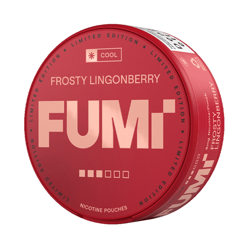 FUMi Frosty Lingonberry 8mg Limited Edition, 5-pakke med nikotinposer
