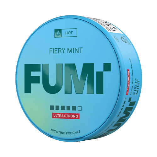 FUMi Fiery Mint 15mg, 5-pakke med nikotinposer